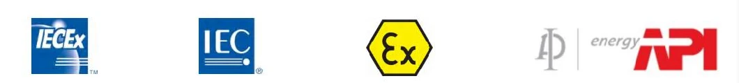 چراغ ضد انفجار ال ای دی ATEX گواهینامه منطقه خلیج بالا دیوار آویزان نصب شده منطقه 1 منطقه 2 ایستگاه گاز LNG صنعت نفت 1