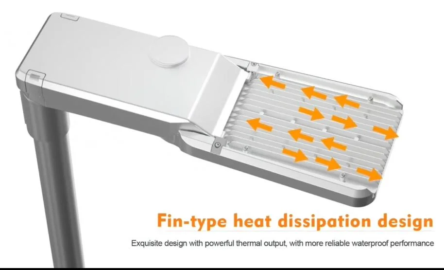 چراغ های خیابان LED با پشتیبانی کنترل هوشمند 100W 0-10V Dim Die Casting آلومینیوم ضد آب IP65 175lm / W 6