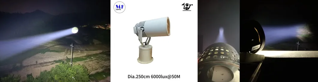 چراغ جستجو LED 200W 300W IP66 ضدآفتاب فولاد ضد خوردگی 1000m 3000m کشتی دریایی قایق از راه دور جستجو نجات چراغ جستجو 15