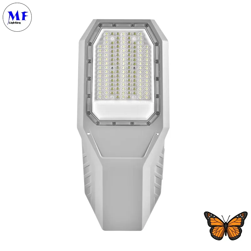 چراغ دیواری خیابانی باغی خورشیدی LED آلومینیومی ضدآب 200 وات IP65 Ik08 فشرده پارک مسیر پیادهرو بزرگراهها 0