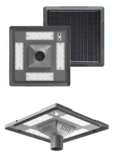 چراغ دیواری خیابانی باغی خورشیدی LED ضد آب 40 وات IP65 Ik08 پارک مسیر پیاده رو مدرسه دادگاه 1