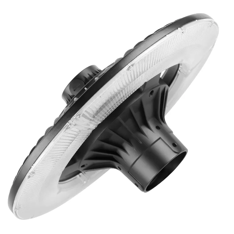چراغ باغی LED قابل تنظیم 150 وات IP65 ضد آب داخلی 130lm/W گرد مشکی حیاط پارک محوطه بالای پایه 4