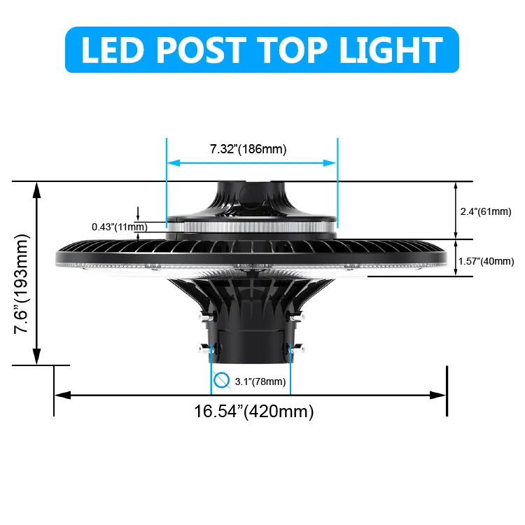 صرفه جویی در انرژی LED باغ پست نور قطب منطقه نور 140lm / W هوشمند تنظیم 200W برای بزرگراه منطقه استراحت مجتمع ورزشی پرمینت آب 5