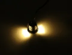 چراغ پله ای LED نقره ای 3W 12V IP65 راهرو راهرو مربع های پیاده روی باغ 2