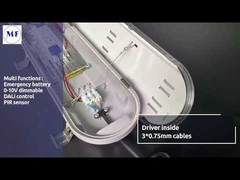 سطح نور LED سه گانه IP65 نصب شده با دیفیوزر عقیق