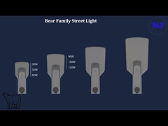 کانکتور NEMA 165lm/w چراغ خیابانی LED IP66 IK08 ضد آب