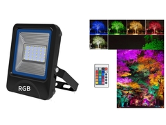 در فضای باز RGBW 10W 20W 30W 50W 100W ضد آب IP66 Floodlight LED Flood Light با کنترل از راه دور