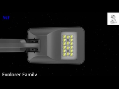 LED Street Light Park Sidewalk IP66 ضد آب Ik08 مقاوم در برابر آب و هوا 25W 50W 75W 100W