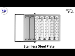 60W120W180W240W300W IP65 چراغ فلزی LED با قدرت بالا برای بیمارستان مدرسه باغ