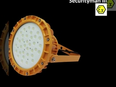 IP66 100W 150W 200W آتکس ضد انفجار ضد انفجار آویز UFO LED High Bay Light برای منطقه 1 Zo
