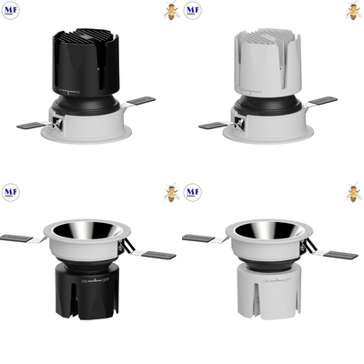 LED Spot Down Lamp Aluminum Recessed 7W 10W 3 Inch White With 1-10V Dali Dimmable For Indoor