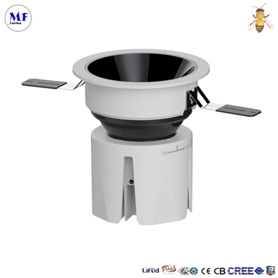LED Spot Down Lamp Aluminum Recessed 7W 10W 3 Inch White With 1-10V Dali Dimmable For Indoor
