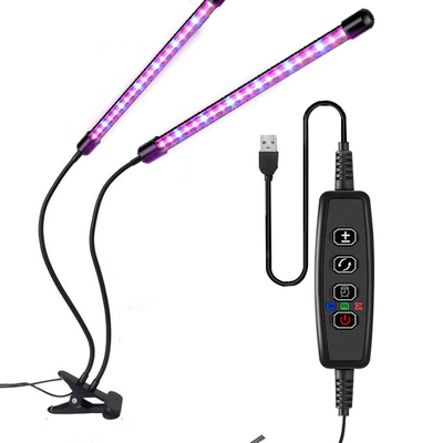 10W/20W/30W/40W 360° Rotatable Red Blue Switchable 1/2/3/4 Heads LED Mini Clip Grow Light With USB Remarks