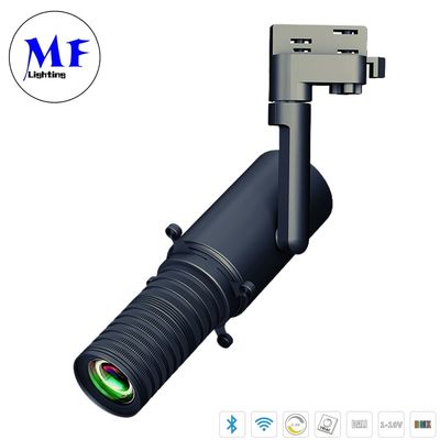 Gobo Porjector Shapeable LED Spot Track Light 5 Years Warranty With Smart Control 10W 28W Full Cut-Off Luminaire