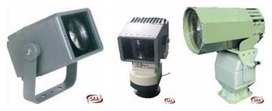 316L Stainless Steel LED Search Light with 160W IP66 Protection for Harsh Marine Environments