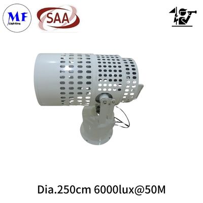 316L Stainless Steel LED Search Light with 160W IP66 Protection for Harsh Marine Environments