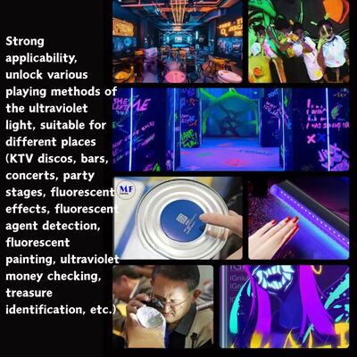 Factory Price 6W EU Us Standard Silvery Fluorescent Tube PC Alu. Hangable IP43 Bar Pub Painting Disco Ambient Atmosphere Scenario LED UV Light Light