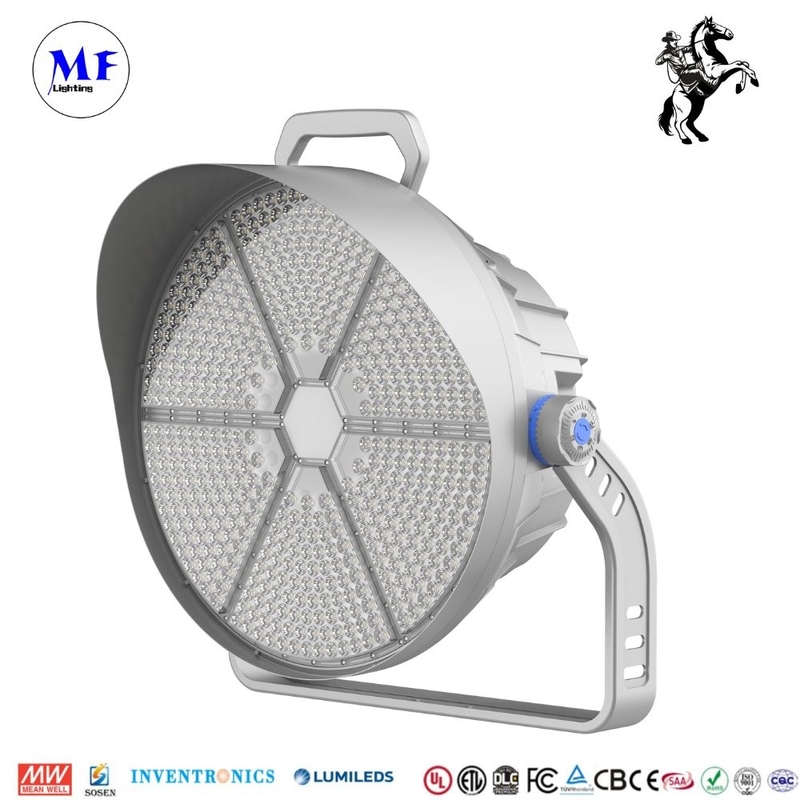 400W-1200W Pole LED High Bay Light High Mast Power IP66 Weatherproof For Sports Field
