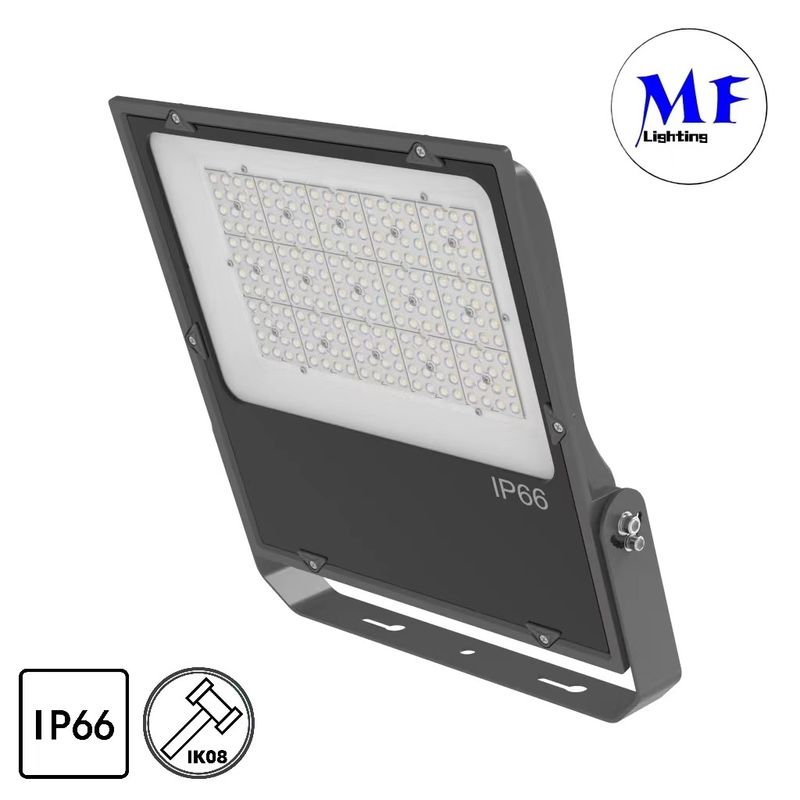 30º/30*90º/60º/90º/120º 250W LED Flood Light IK08 IP66 Waterproof 130lm/W  For Exhibition Centers