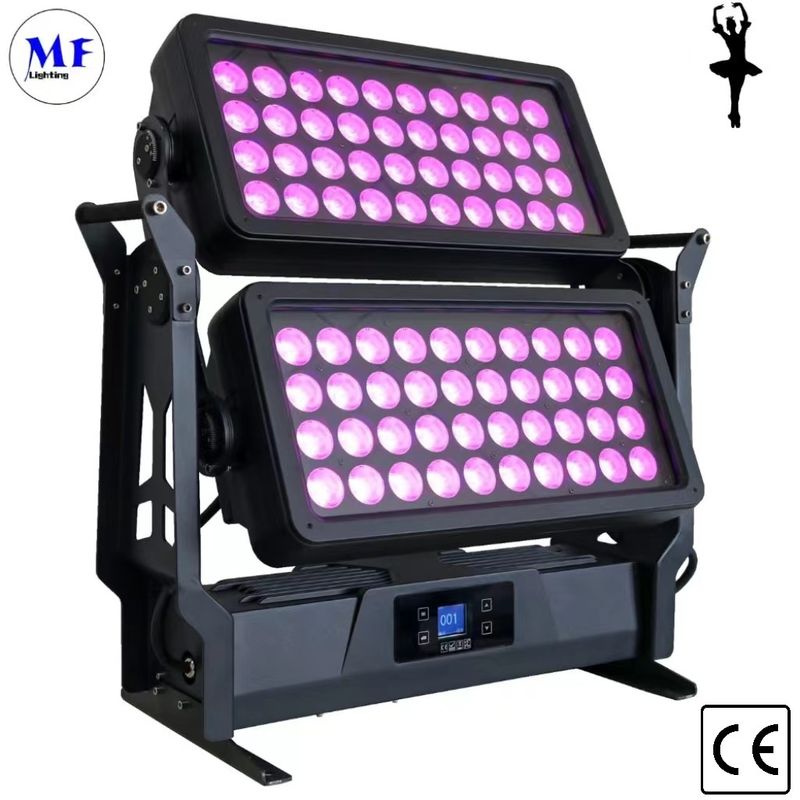80X20W LED Outdoor Stage Lighting 0-100% Dimming RGBW 4in1 IP65 Waterproof For Film and Television Production