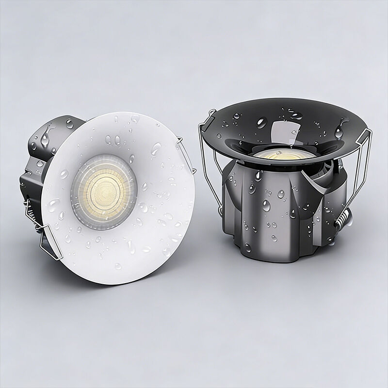IP65 Waterproof Anti Glare LED Recessed Spot Down Light Triac 0-10V Dali-2 Dali Dt6 Dt8 Dimmable Die Cast Aluminum Bathroom Kitchen Anti-Fog Ceiling Spot Li