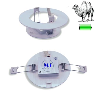چراغ اضطراری LED Spot Down Light ABS PC IP43 3W باتری لیتیوم پشتیبان برای بیمارستان مدرسه ایستگاه های قطار مترو