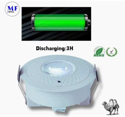 چراغ پانل پایین LED اضطراری فرار از علامت خروج IP65 پشتیبان باتری قابل شارژ مدرسه دولتی بیمارستان سفید