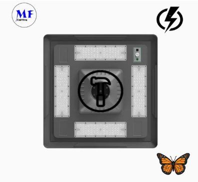 چراغ دیواری خیابانی باغی خورشیدی LED ضد آب 40 وات IP65 Ik08 پارک مسیر پیاده رو مدرسه دادگاه