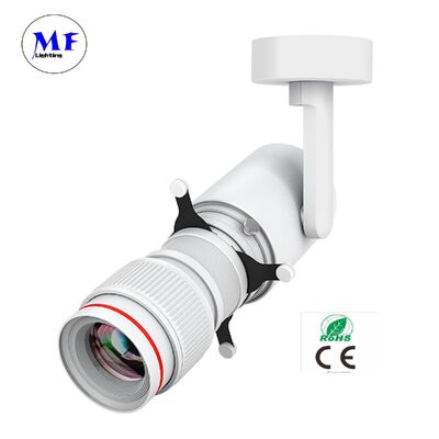 LED شکل پذیر ردیف لوگو گوبو پروژکتور روشن سفید زوم پذیر دال Dim IP65 Ra97+ گالری نمایشگاه هنری موزه