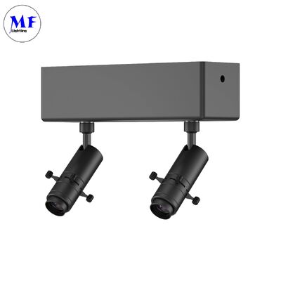 نورافکن کانتور قابل تنظیم 2700K-4000K LED قابل شکل‌دهی نورافکن ریلی پروژکتور گوبو با وضوح فوق‌العاده بالا برای گالری هنری موزه