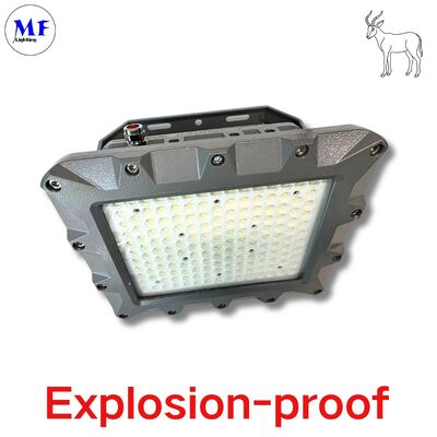 قیمت کارخانه نفت گاز مواد شیمیایی صنعت معدن دریایی Iecex ATEX آلومینیوم ریخته گری IP66 Ik08 5 سال گارانتی LED ضد انفجار سیلاب ATEX گواهینامه نور