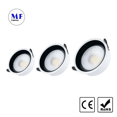 قیمت کارخانه نورپردازی داخلی LED توکار ضد تابش آلومینیوم دایکاست IP20 60 وات قابل تنظیم CCT قابل کم نور Tuya Zigbee DALI 0-10V Triac نور سقفی