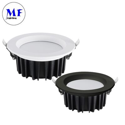 چراغ سقفی LED SMD، ضد تابش نور 15 وات Ugr<19، زاویه پرتو گسترده 120 درجه، دیمر Triac/0-10V/Dali-2/Tuya Zigbee، 100lm/W CRI90، AC200-240V، IP40