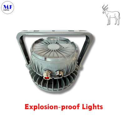 قیمت کارخانه IP66 IK08 5 سال گارانتی LED ATEX گواهینامه روشنایی High Bay Proof -40oC~+55oC Temp کار Ex Proof Light برای کارخانه شیمیایی پالایشگاه نفت