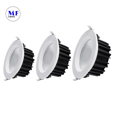 قیمت کارخانه COB LED روشنایی پایین IP40 شیری PC پخش کننده 60 ° زاویه پرتو Triac 0-10V Dali-2 Dali Dt8 Tuya Zigbee Dimmable 10W Down Light