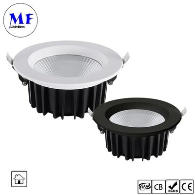 چراغ سقفی LED COB ضد تابش نور 15 وات تری‌اک / 0-10 ولت / دالی-2 / تویا زیگبی با قابلیت دیم‌شدن 100 لومن بر وات، زاویه پرتو 60 درجه، توکار برای مکان‌های تجاری و مسکونی