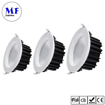 چراغ اسپات دانلایت LED قابل تنظیم Triac /0-10V/Dali-2/Tuya Zigbee با توان 5 وات، CRI90، 100 لومن بر وات، زاویه پرتو 60 درجه، ضد تابش نور COB LED توکار برای مکان‌های تجاری