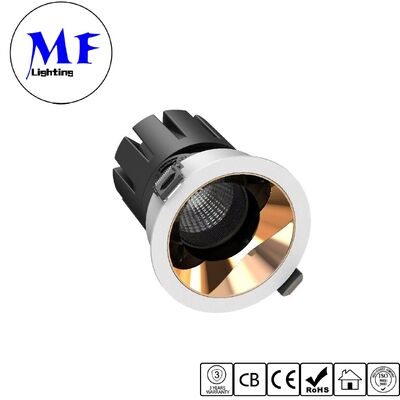 ضد درخشش Ultra-Low UGR<3 روشنایی خم شده پایین LED Spot Downlight 7W 10W 15W 20W 25W قدرت Dimmable DIP 5CCT تنظیم پذیر